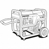 Генератор дизельный DDAE 9000DXE-3 DAEWOO